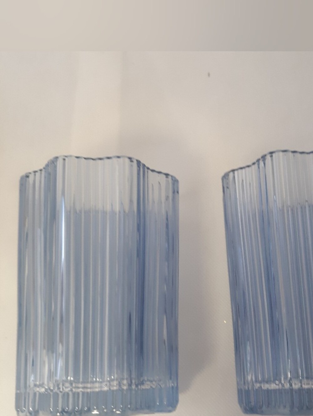 New Boxed GLASS HAUSE ribbed Glass Set